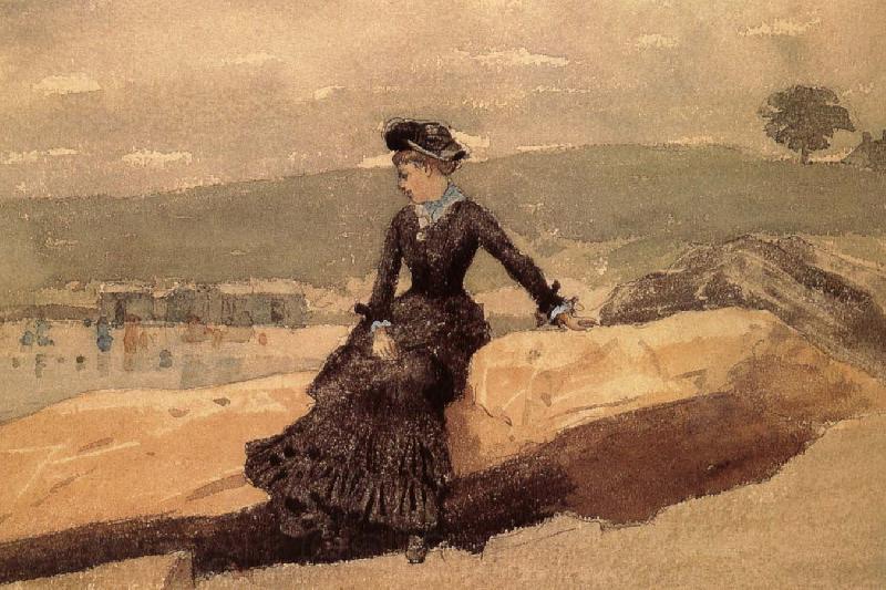 Winslow Homer The woman on the beach